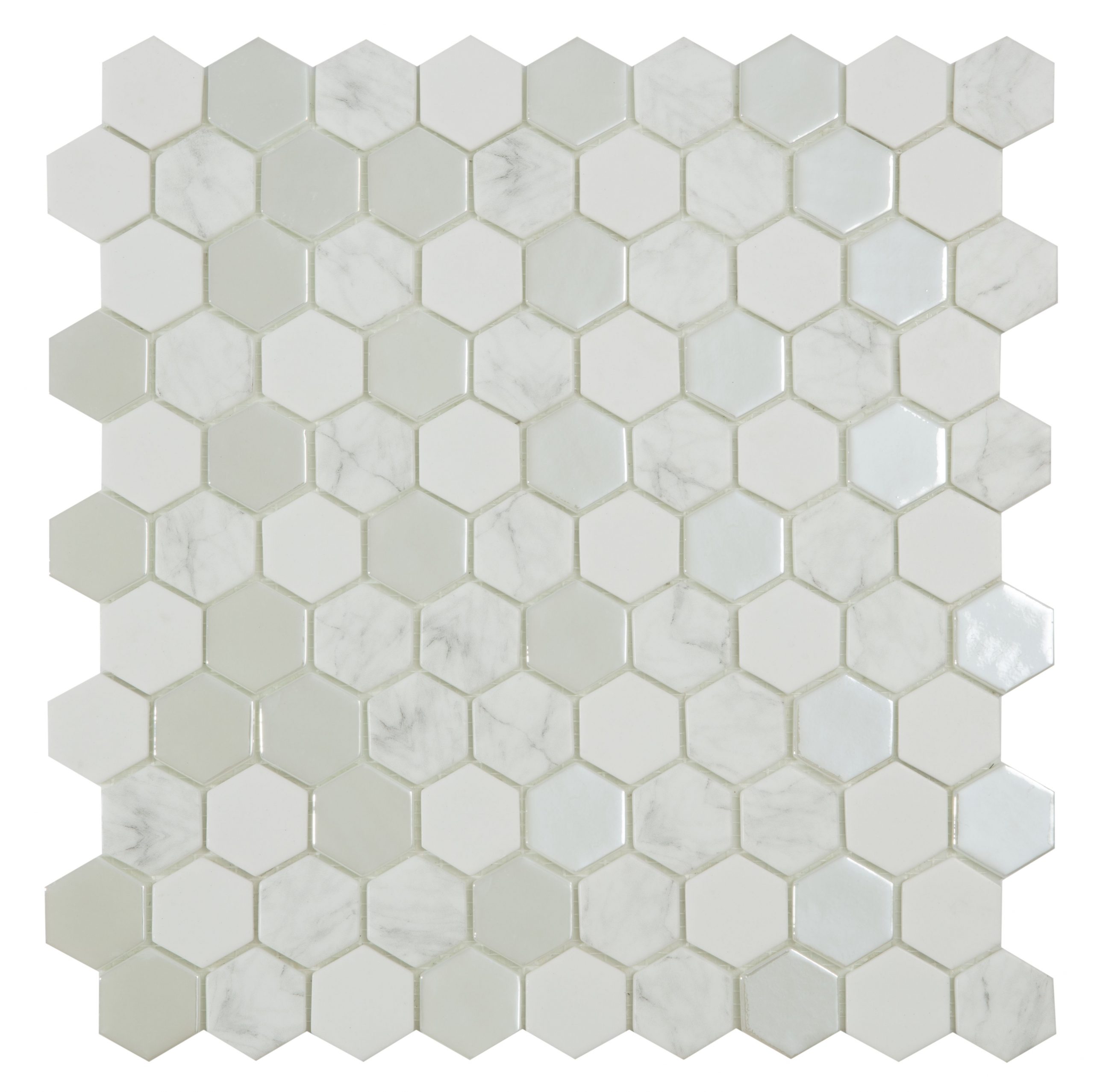 mosaico vitreo hexagonal vidrepur hex glass mosaic