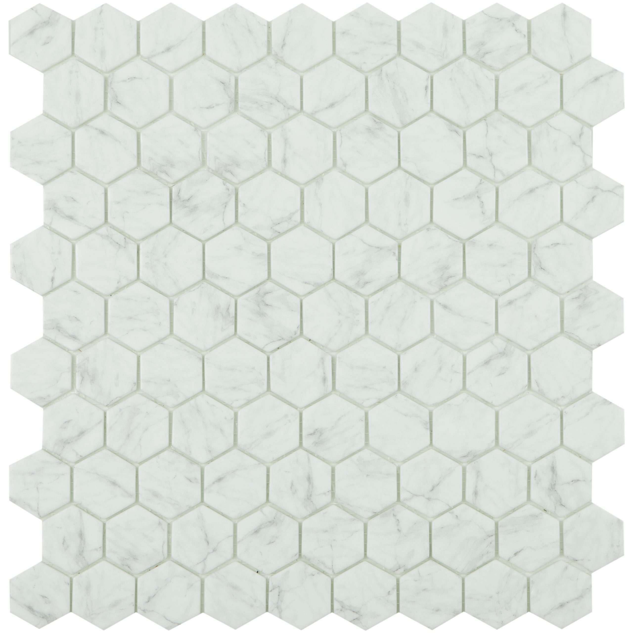 Carrara grey vidrepur mate gresite glass mosaic marble