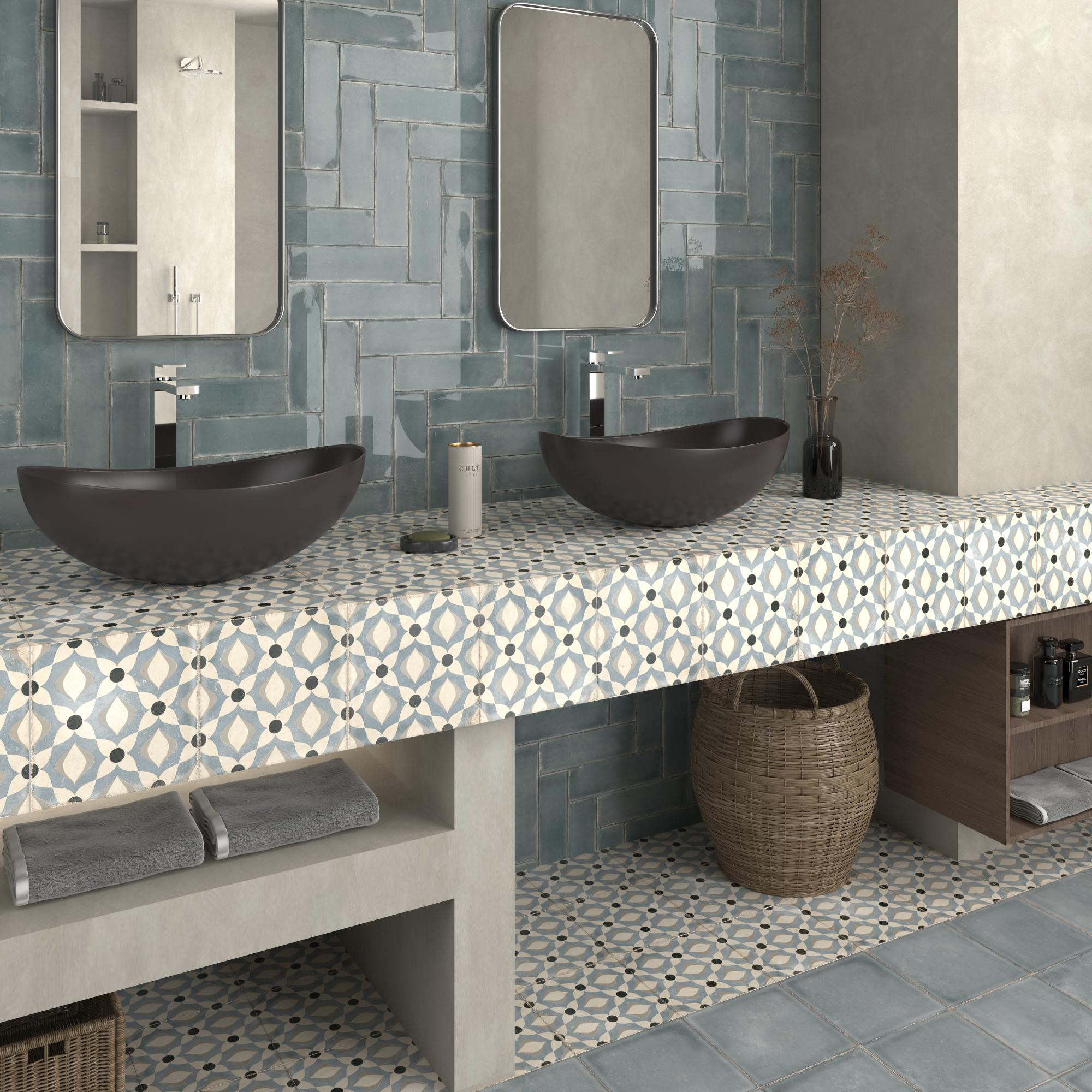 Azulejo Pared Brillo Atlantique 6,9x24 cm - Image 1