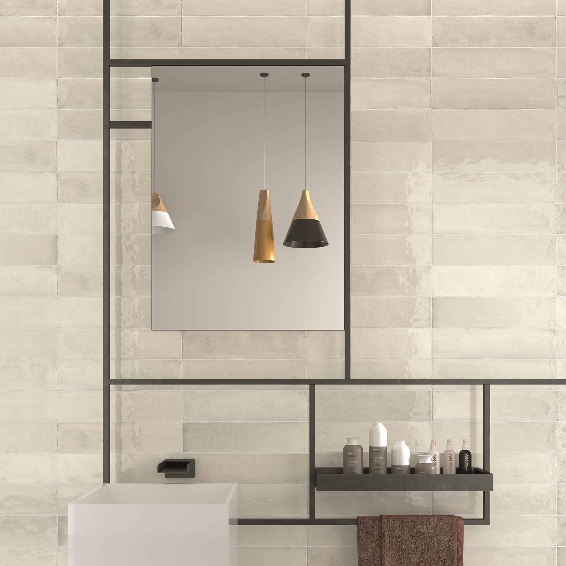 Serie Ondine 7,5x30 cm Revestimiento Brillante - immagine 1