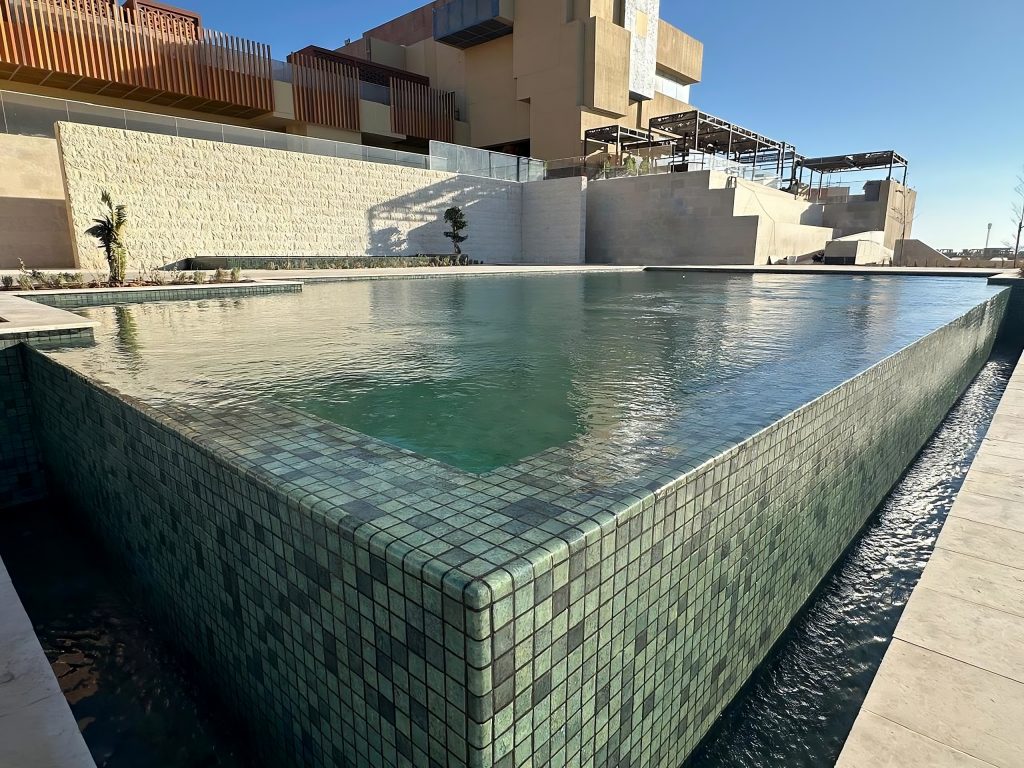 Mosaico Togama Jade pool mosaics