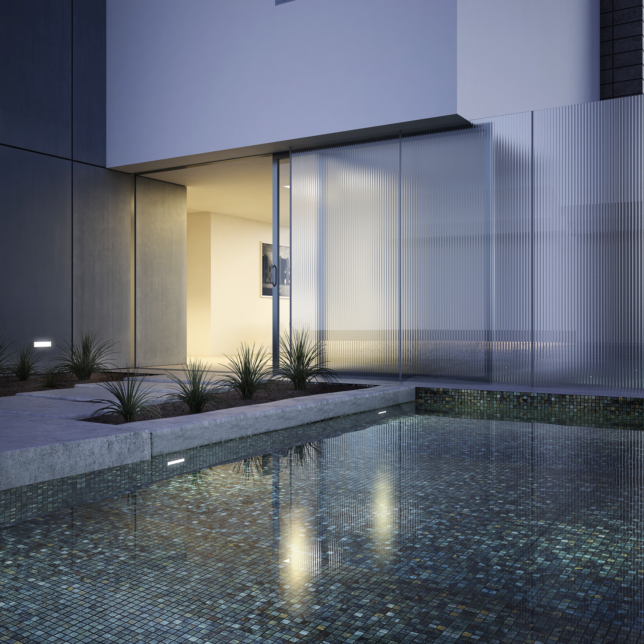 Mythos 50 x 50 mm | Mosaico de piscina efecto mármol | Inkjet Definition - Image 1