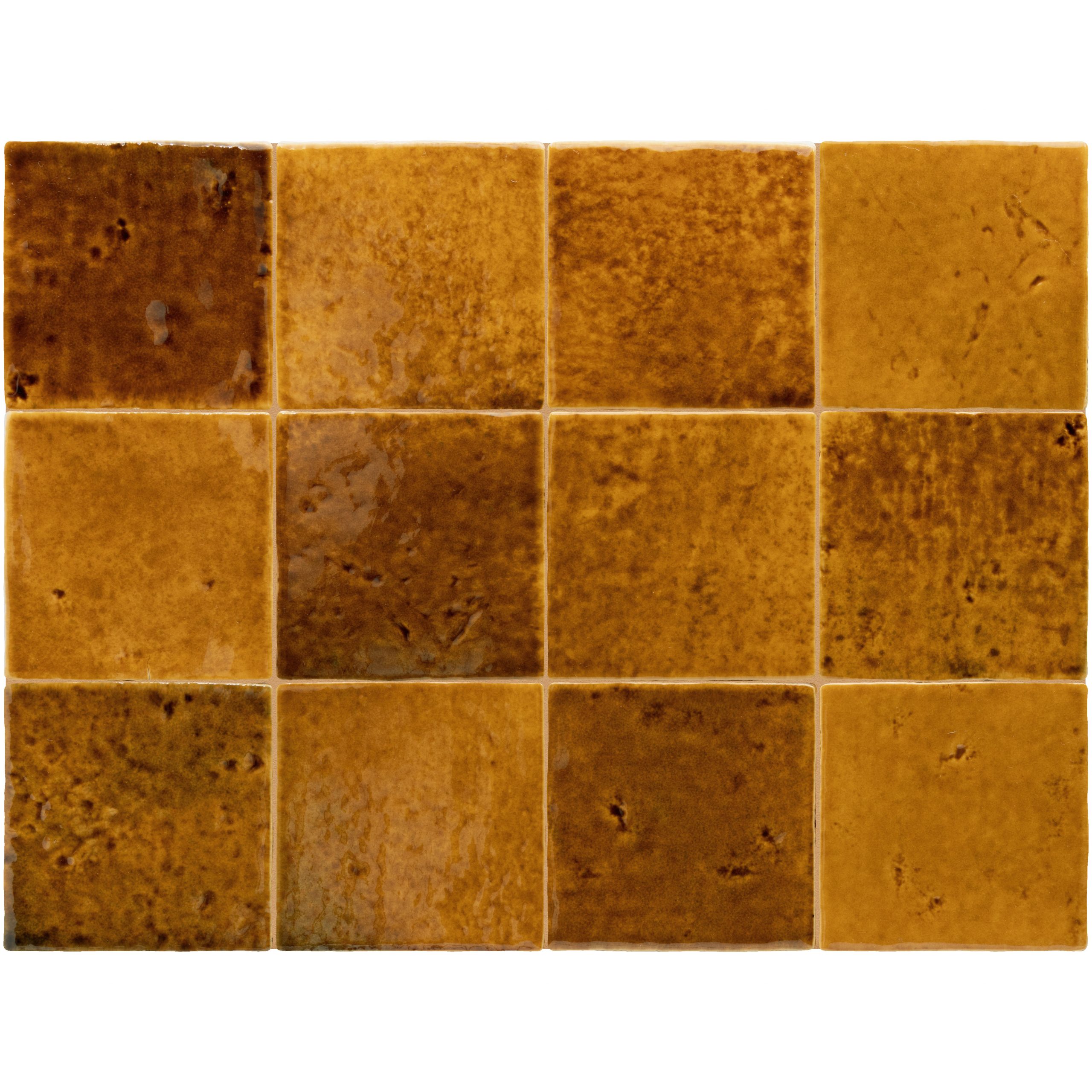 Menorca 10x10 cm Azulejo Brillo Craquelado Tipo Zellige para Pared Interior