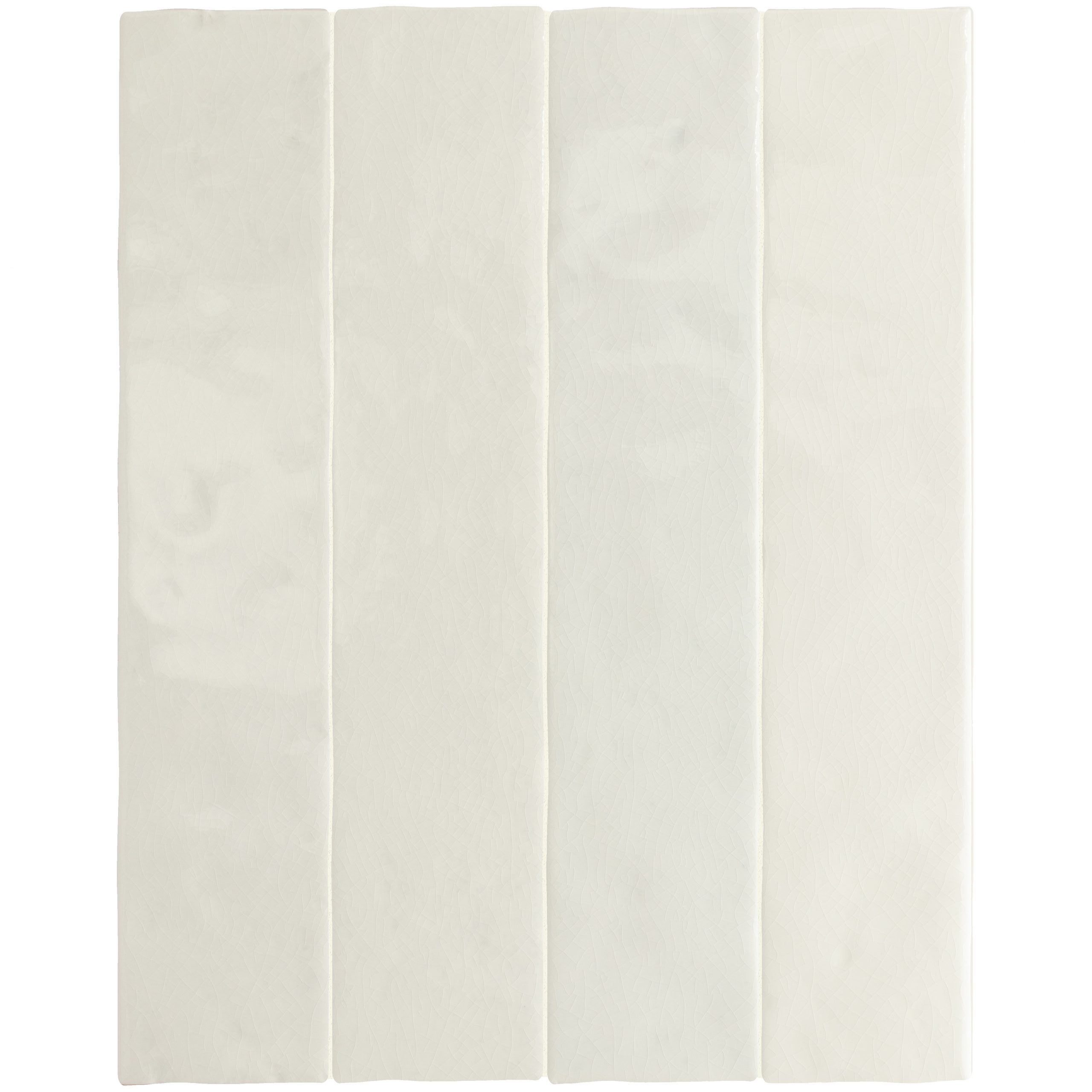 Menorca 6,5x32,8 cm Azulejo Brillo Craquelado Tipo Zellige para Pared Interior